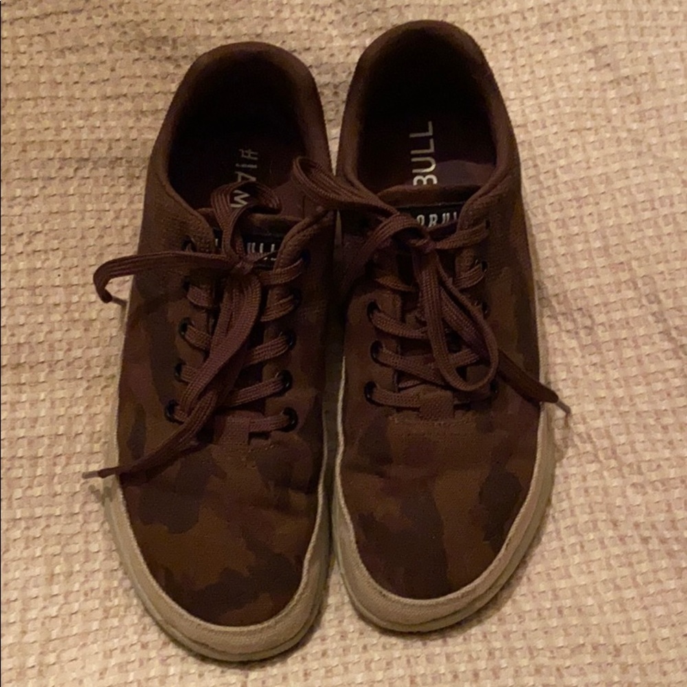 Grizzly Camo canvas NoBull trainers W10/M8.5
